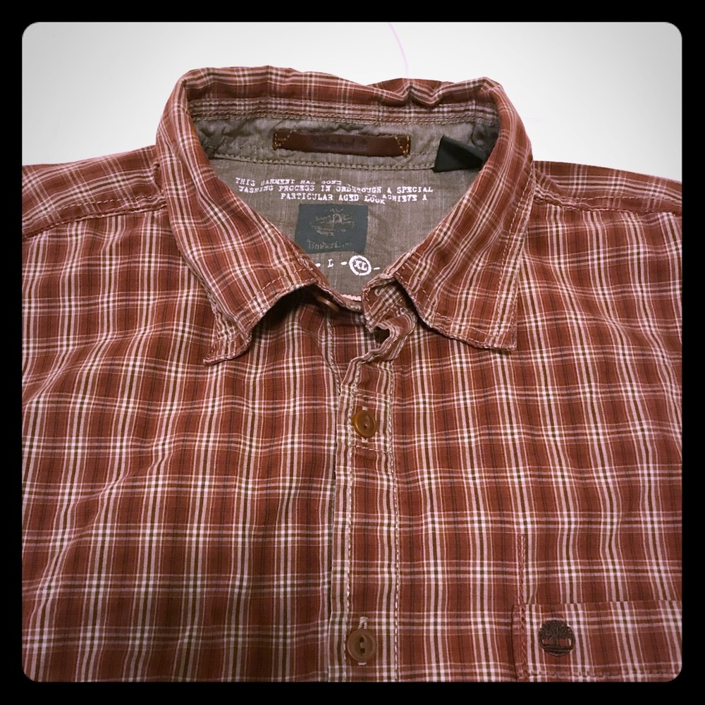 Timberland “aged” button-down XL
